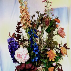 Zijde plukboeket of zijde stuk